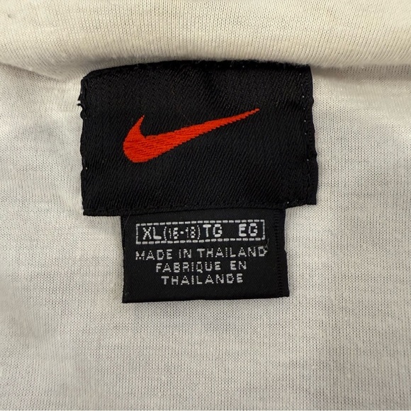 Vintage Nike 1/2 Zip Pullover Hooded Windbreaker Jacket Womens XL Purple/Blue - Picture 6 of 10